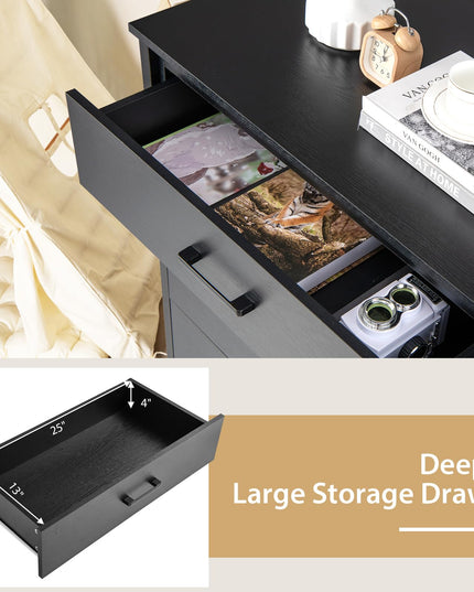 Giantex 5-Drawer Dresser for Bedroom, 41.5" Storage Cabinet with 5 Drawers