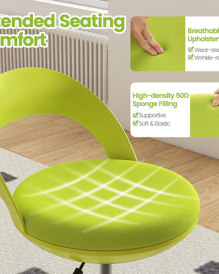 Giantex Drafting Chair with Back for Home