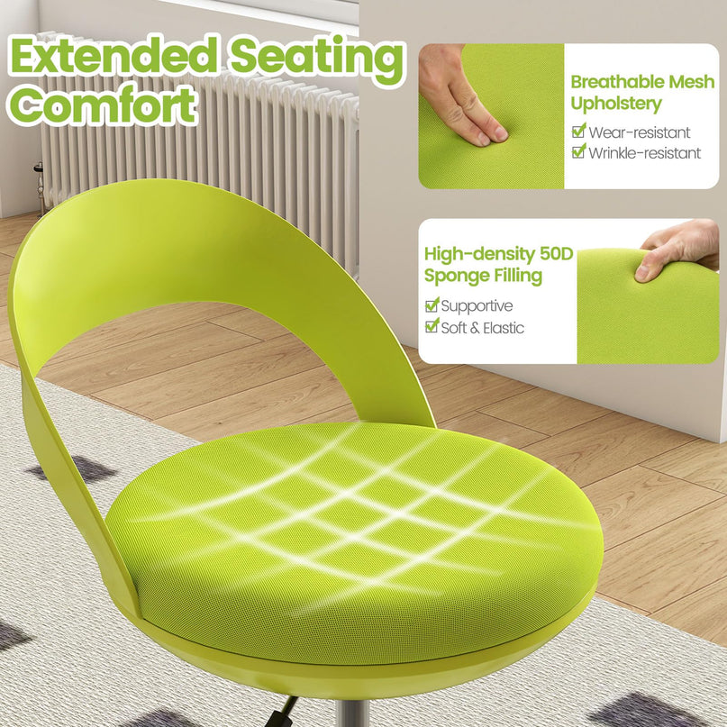 Giantex Drafting Chair with Back for Home