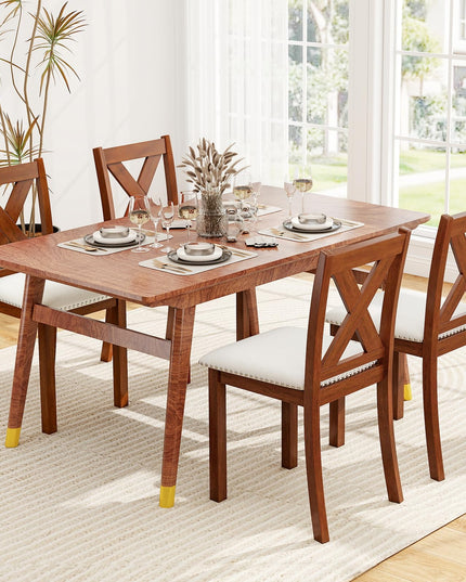 Giantex Wooden Dining Chairs Set of 2/4 for Living Room