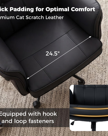 Giantex Criss Cross Chair with Armrests & Wheels for Bedroom