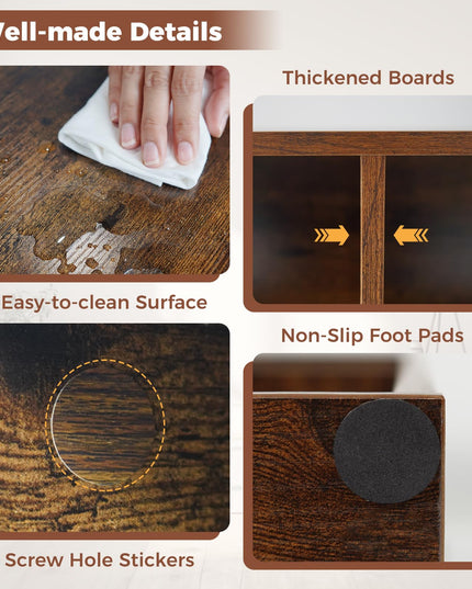 Giantex Floor Standing Open Bookshelf w/Storage Shelves