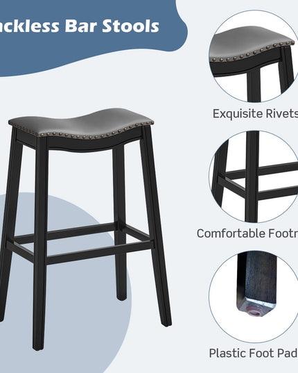 Giantex Counter Height Bar Stools Set