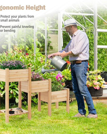 Giantex Raised Garden Bed Set of 3