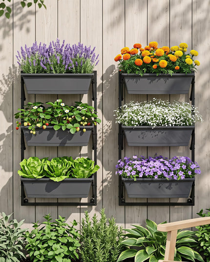 GIANTEX 3-Tier Hanging Planter Boxes (1/2)
