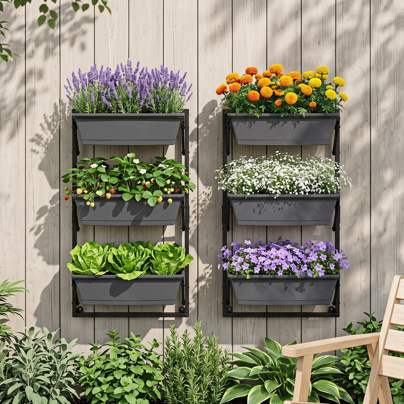 GIANTEX 3-Tier Hanging Planter Boxes (1/2)