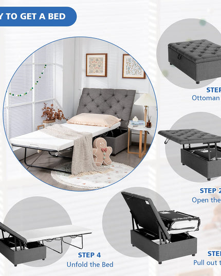 Giantex Ottoman Folding Bed