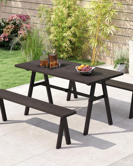 Giantex Outdoor Patio Bench for 4-6 Person