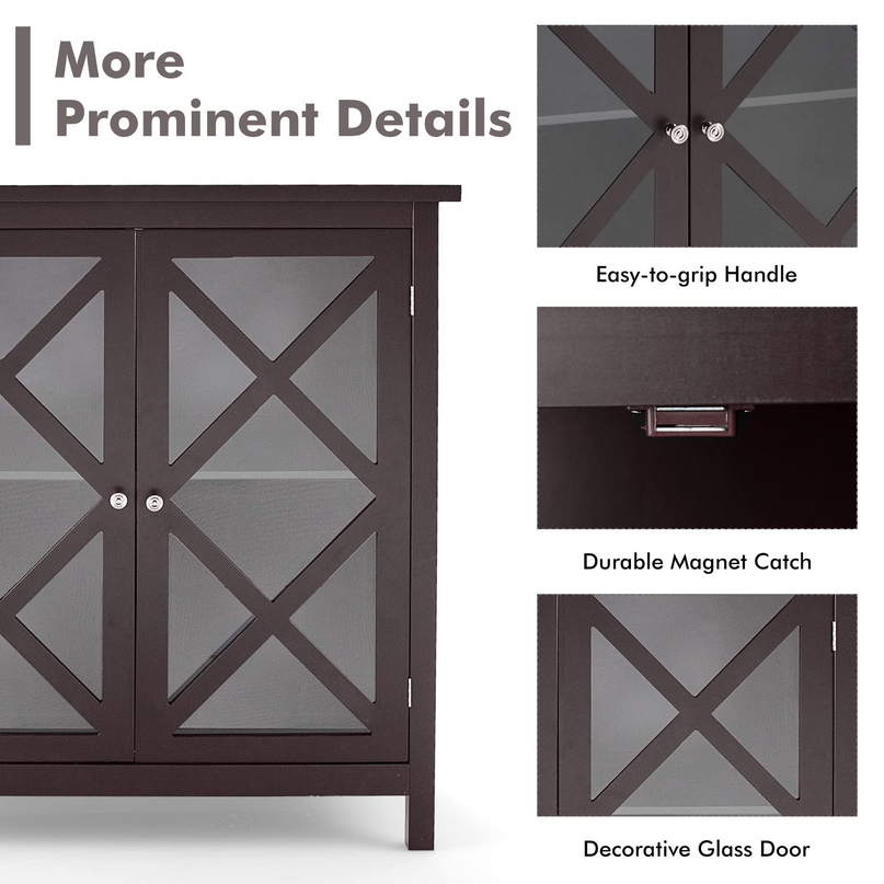 Giantex Buffet Cabinet with Storage, Kitchen Sideboard