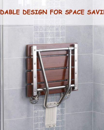 15" Folding Shower Seat Bench300lb Capacity for Senior