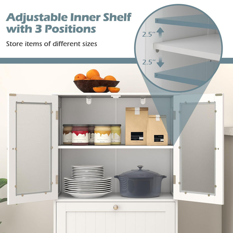 Giantex Bathroom Storage Cabinet w/2 Large Drawers