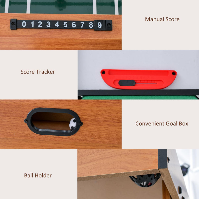Giantex 4-in-1 Combination Game Table with Soccer