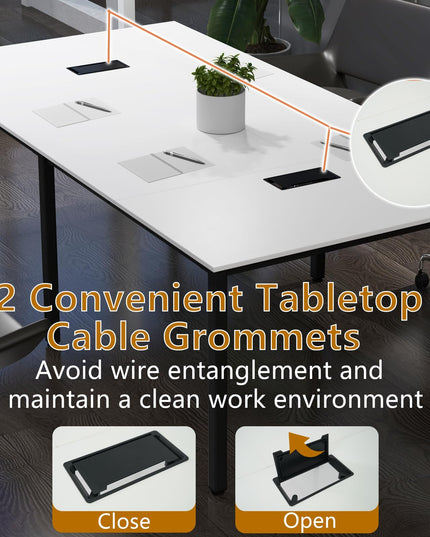 Giantex 94.5"x 48" Conference Table for 8-10 People