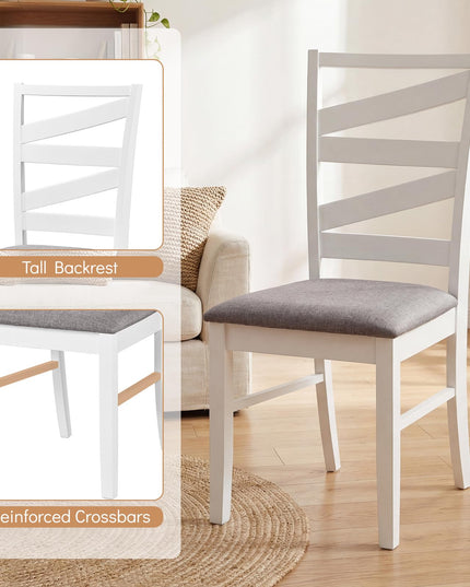 Giantex Kitchen Chairs with Tall Backrests for Dining Room