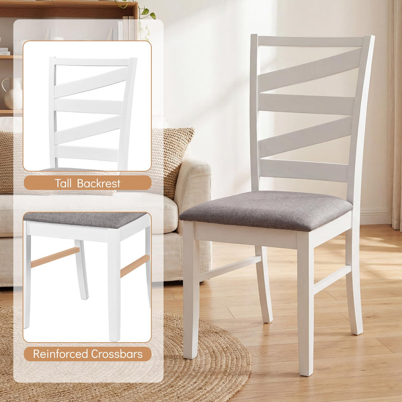 Chaises de cuisine Giantex avec dossiers hauts pour salle à manger
