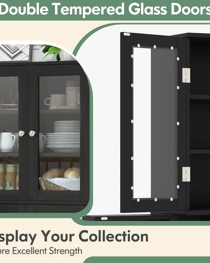 63.5" Pantry Organizers and Storage - Giantex