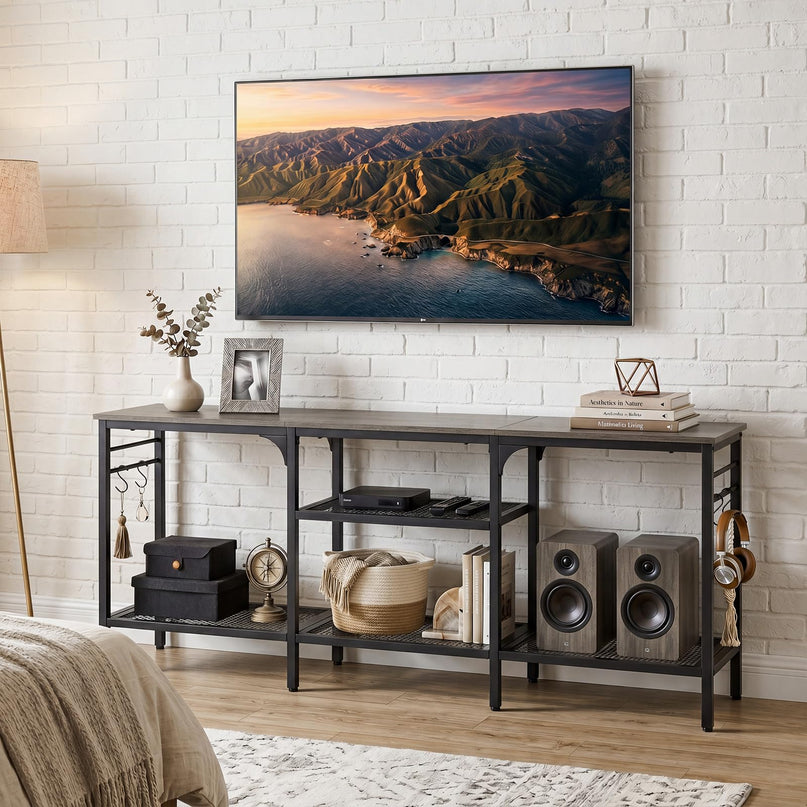 Giantex 3-Tier TV Stand for TVs up to 65 Inch with Open Storage Shelves