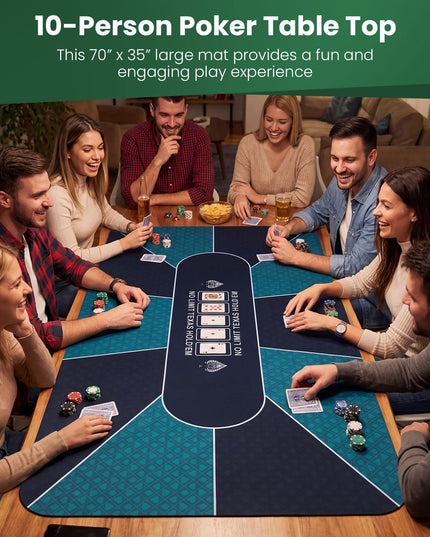 Giantex 70" x 35" Poker Table Top for Casino Board Game