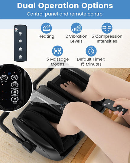 Giantex Foot Massager with Heat, Electric Foot Massager