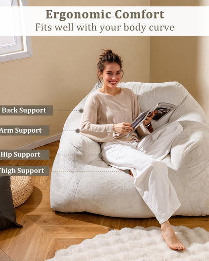 Giantex Bean Bag Chair for Adults Teens for Living Room