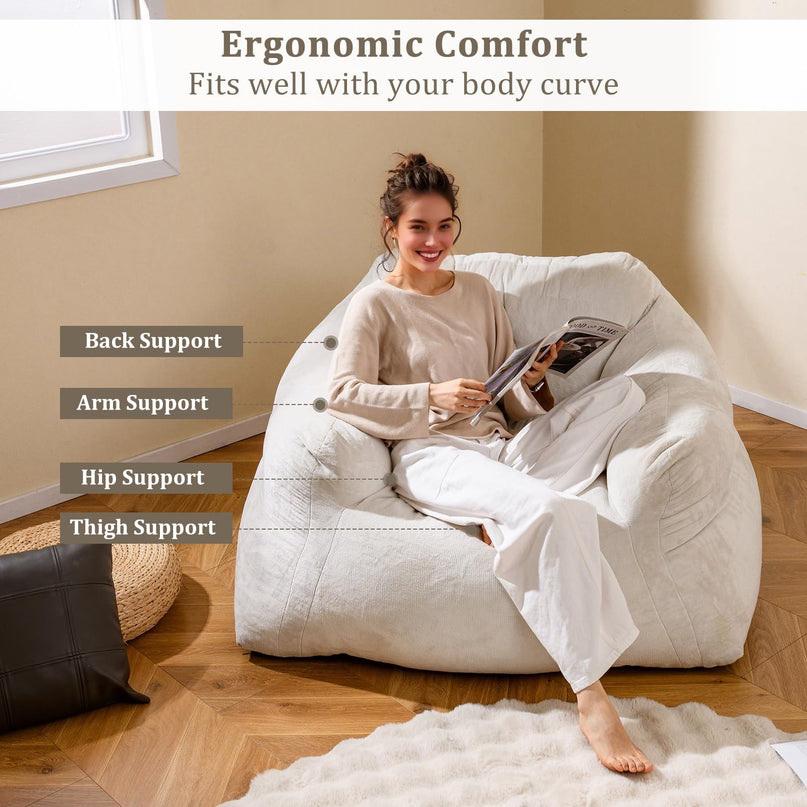 Giantex Bean Bag Chair for Adults Teens for Living Room
