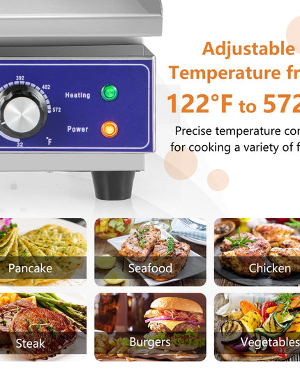 22" Electric Griddle 2000W - Giantex