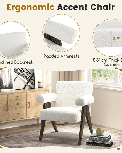 Giantex Modern Mid Century Accent Chair