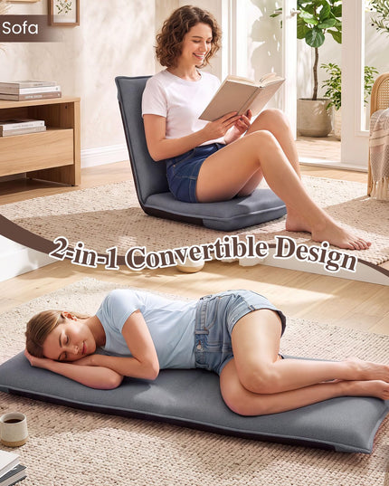 Fauteuil de sol réglable en maille