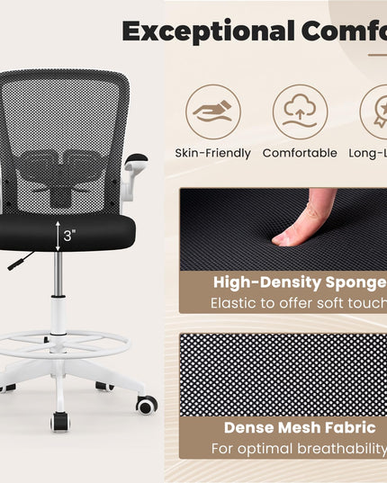 Drafting Chair High Back Office Chairs