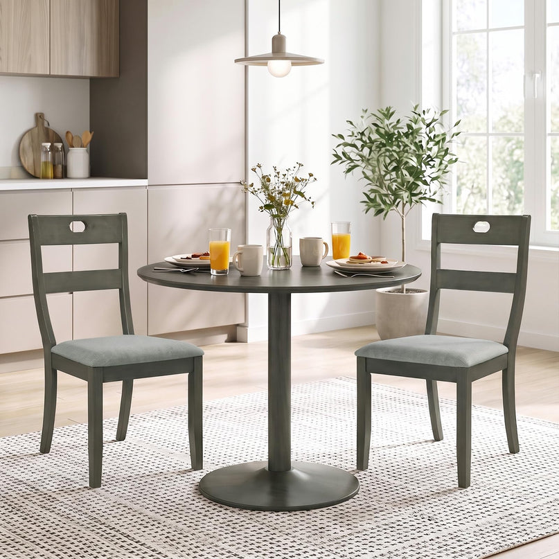 Giantex Wooden Dining Chairs Set of 2/4 for Restaurant