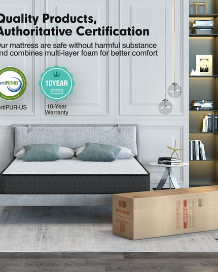 Giantex 8 Inch Mattress, Memory Foam Bed Mattress