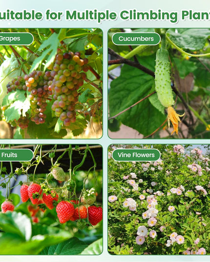 Garden Arch Trellis for Climbing Plants - Giantex