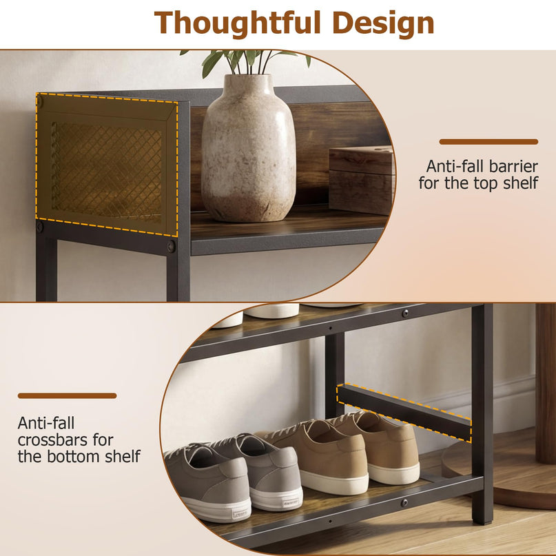 Giantex 4-Tier Shoe Rack Industrial Shoe Storage Organizer