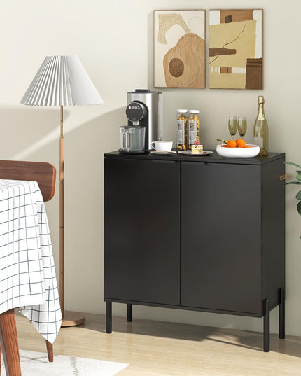 Giantex Buffet Cabinet with Storage, 2-Door Kitchen Sideboard with Storage Cabinet