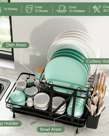 Giantex Collapsible Drying Rack & Drainboard Set