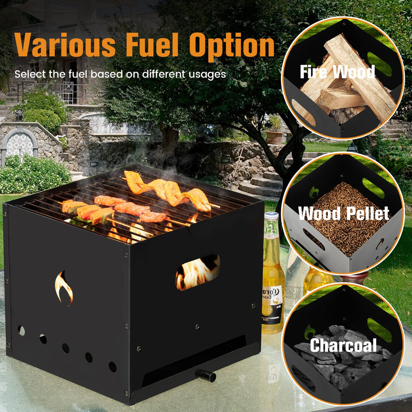 4-in-1 Outdoor Pizza Oven - Giantex