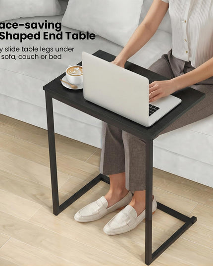 Giantex 26.5"  C Shaped End Table for Living Room