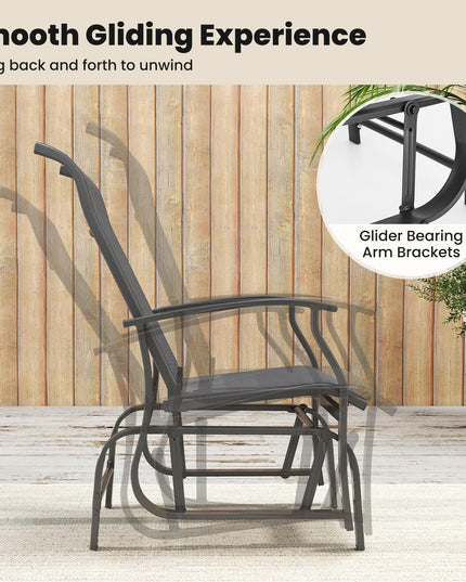 Giantex 2/4 Pack Outdoor Glider Rocking Chairs for Porch