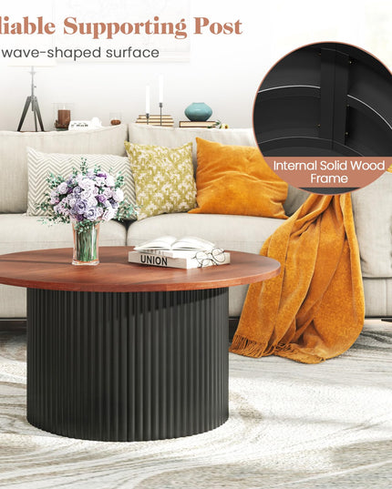 Giantex Round Coffee Table