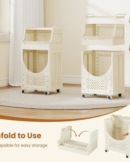 Giantex 3 Tier Rolling Laundry Cart with wheels