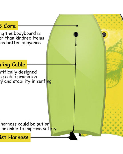 Giantex 41" Bodyboard Super Lightweight Surfing Body-Board