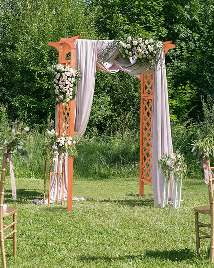 Giantex 88inch Wood Garden Arbor