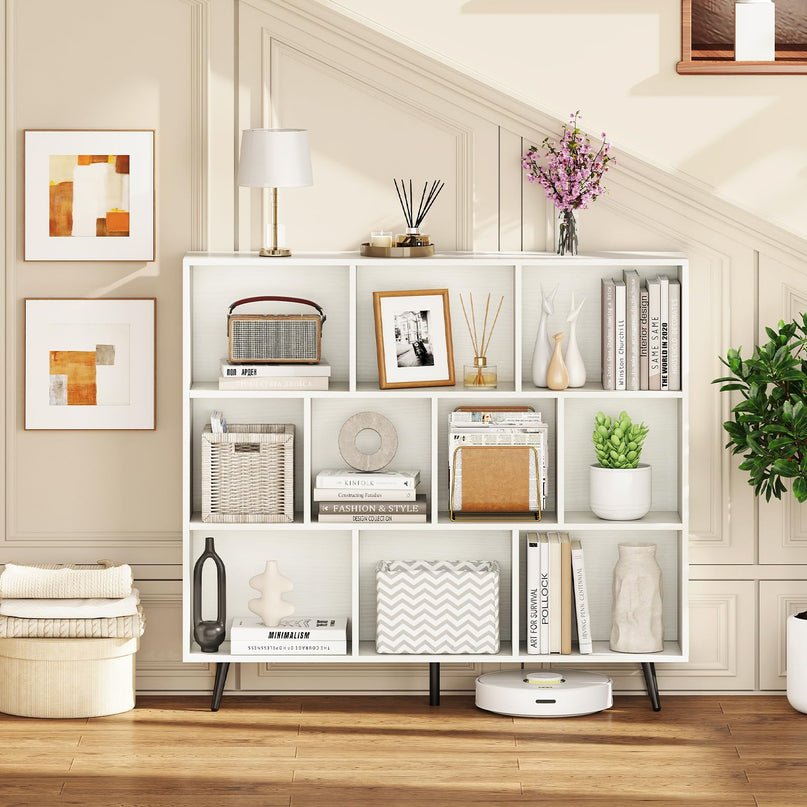 Giantex 10-Cube Bookcase (47" x 9.5" x 42")