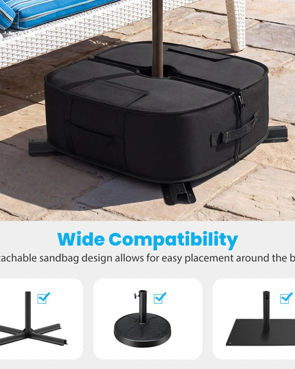 Giantex 90 lbs Umbrella Base Weight