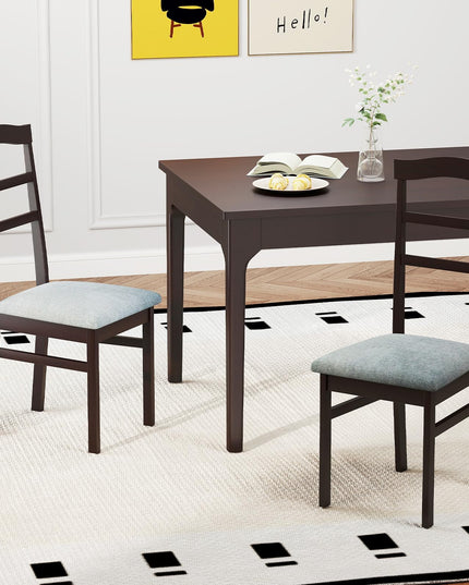 Giantex Wooden Dining Chairs Set for Dining Living Room