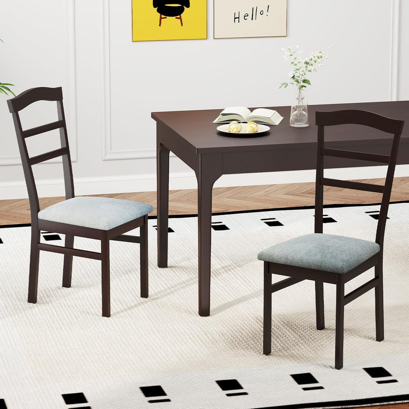 Giantex Wooden Dining Chairs Set for Dining Living Room