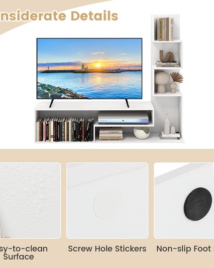 Giantex Book Shelf TV Stand for 50 Inch TV