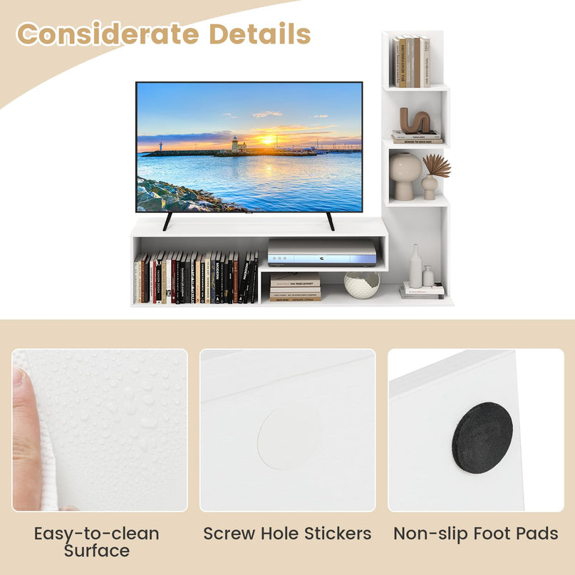 Giantex Book Shelf TV Stand for 50 Inch TV