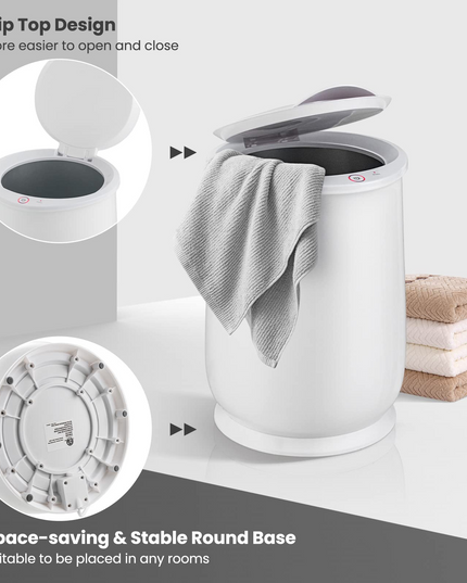 Giantex Towel Warmer Bucket for Bathroom, 21 L