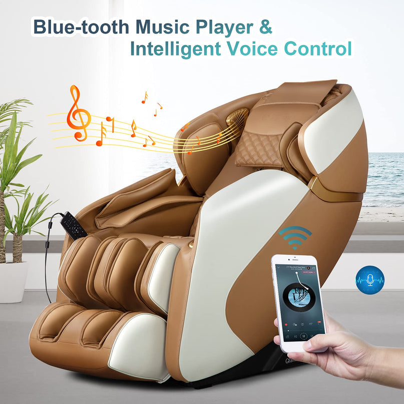 Giantex Full Body Massage Chair - Zero Gravity Shiatsu Massage Recliner with SL Track